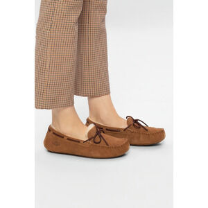 UGG Womens Dakota Low Top Brown Shearling Slippers US 10
